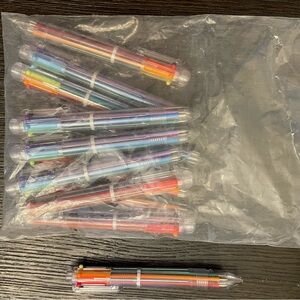6-in-1 multicolor retractable ballpoint pens- 13 pens